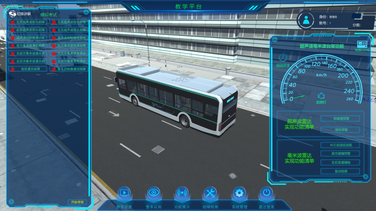 无人驾驶公交数字孪生系统